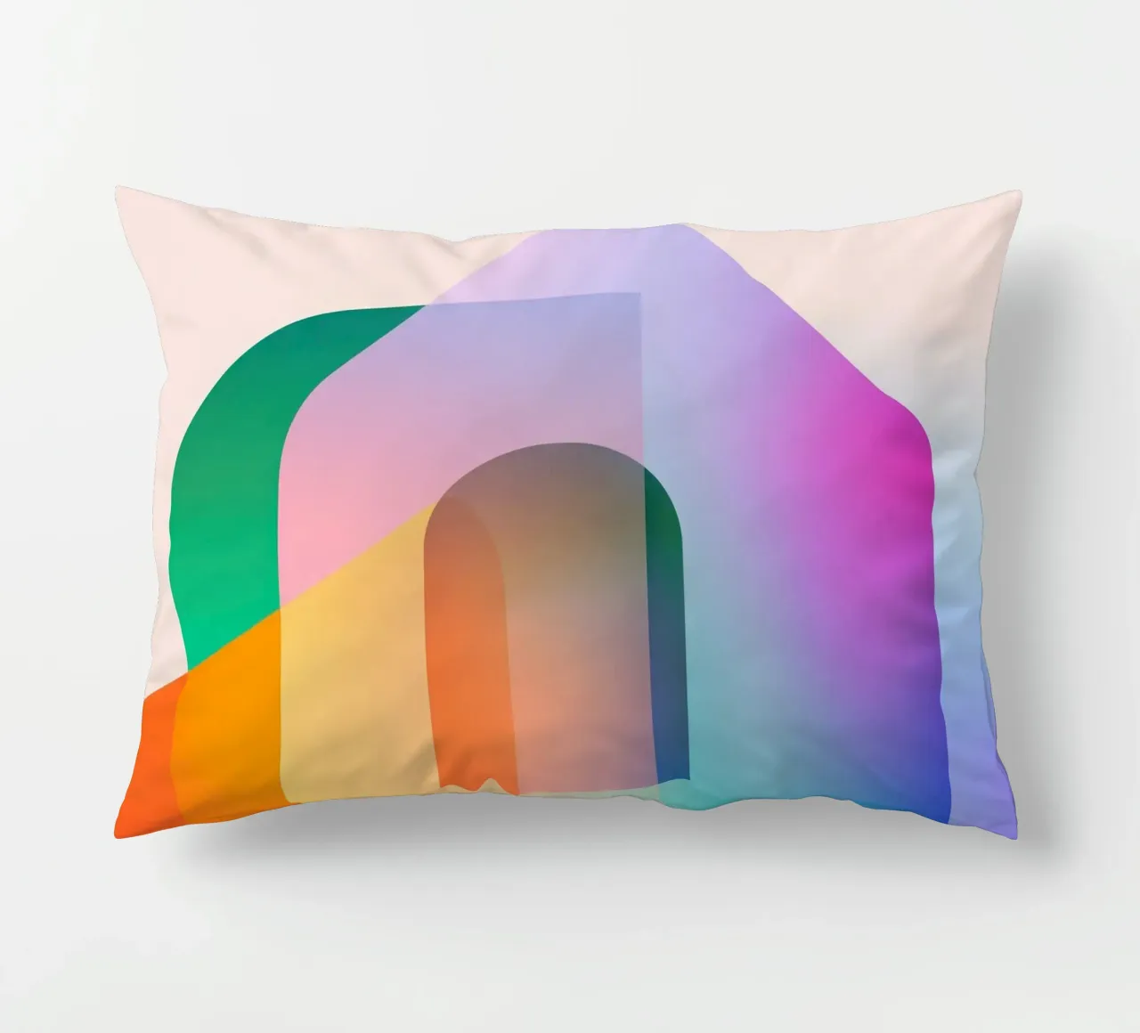 Forme geometriche colorate cuscino da Geometric