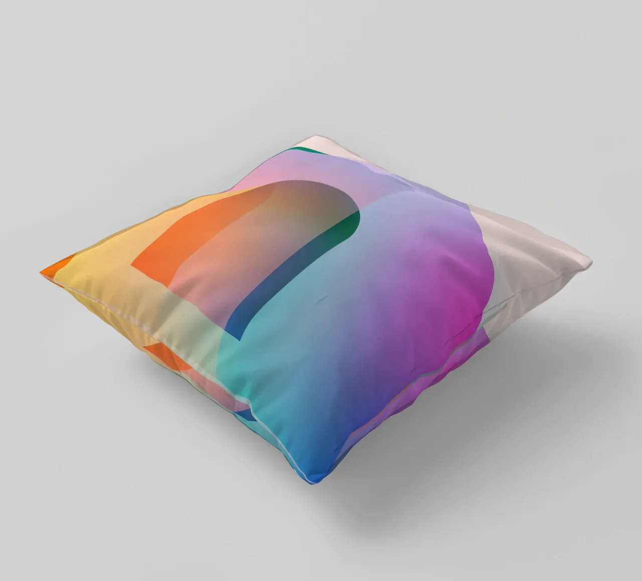 Forme geometriche colorate cuscino da Geometric