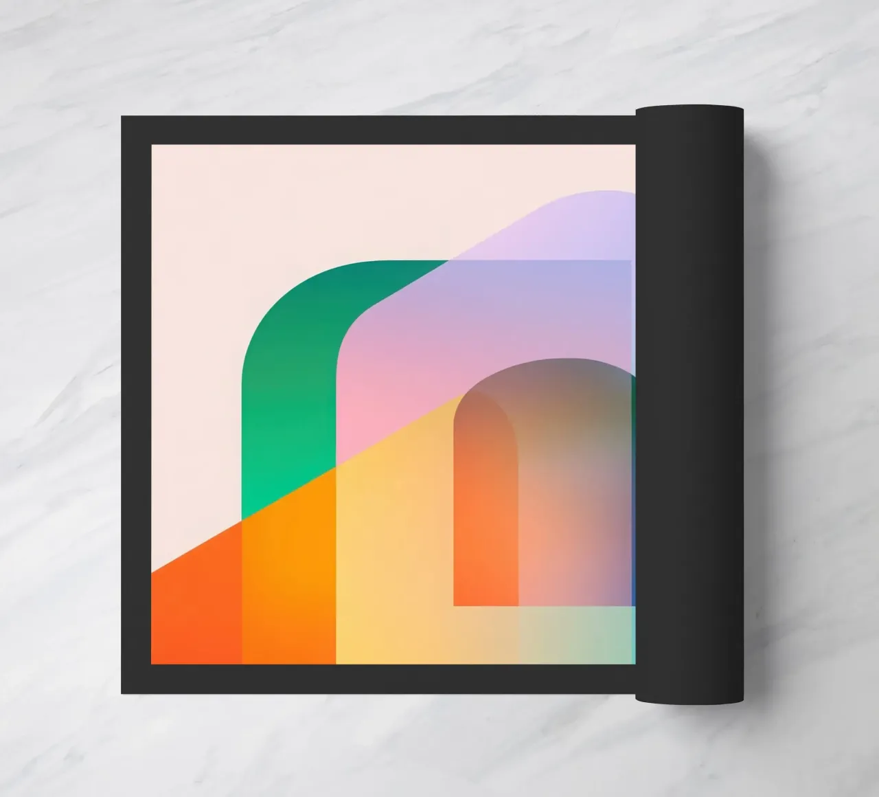 Forme geometriche colorate zerbino da Geometric