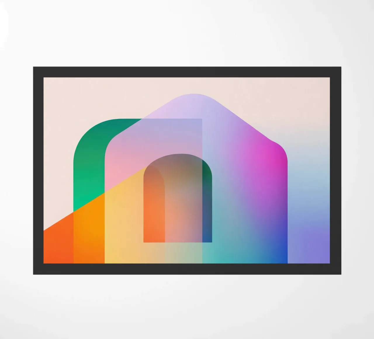 Forme geometriche colorate zerbino da Geometric