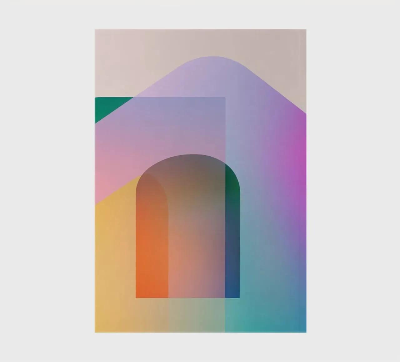 Forme geometriche colorate diario da Geometric