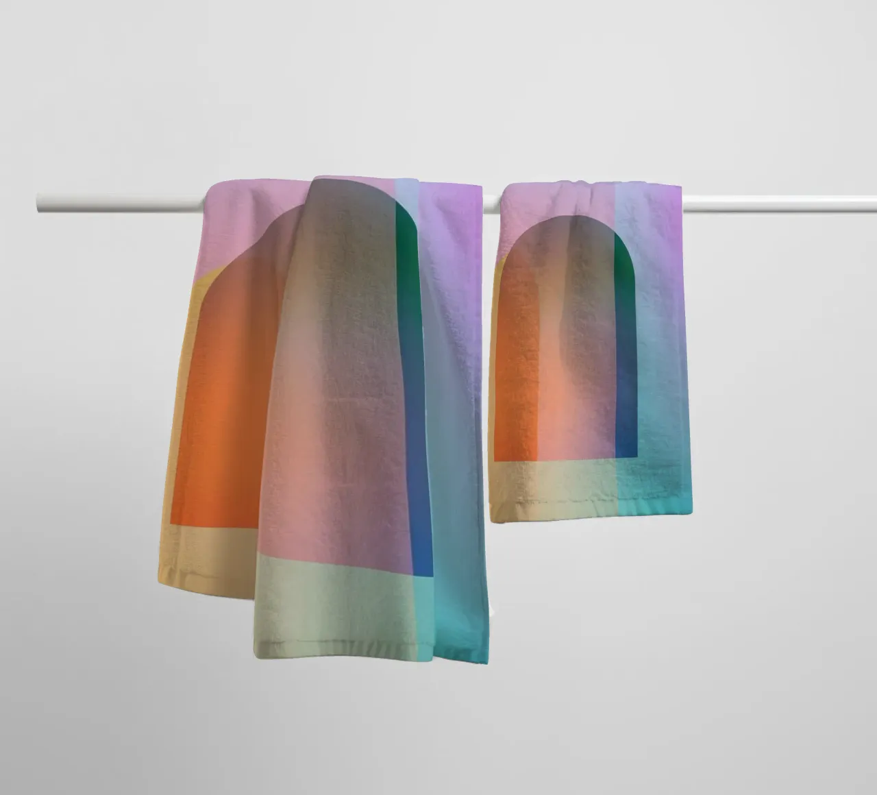 Forme geometriche colorate asciugamano da bagno da Geometric