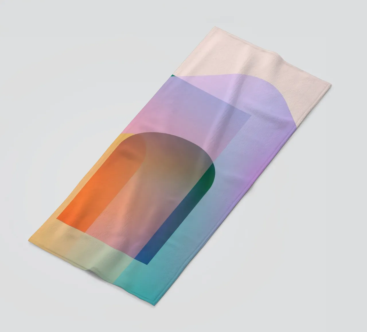 Forme geometriche colorate telo mare da Geometric