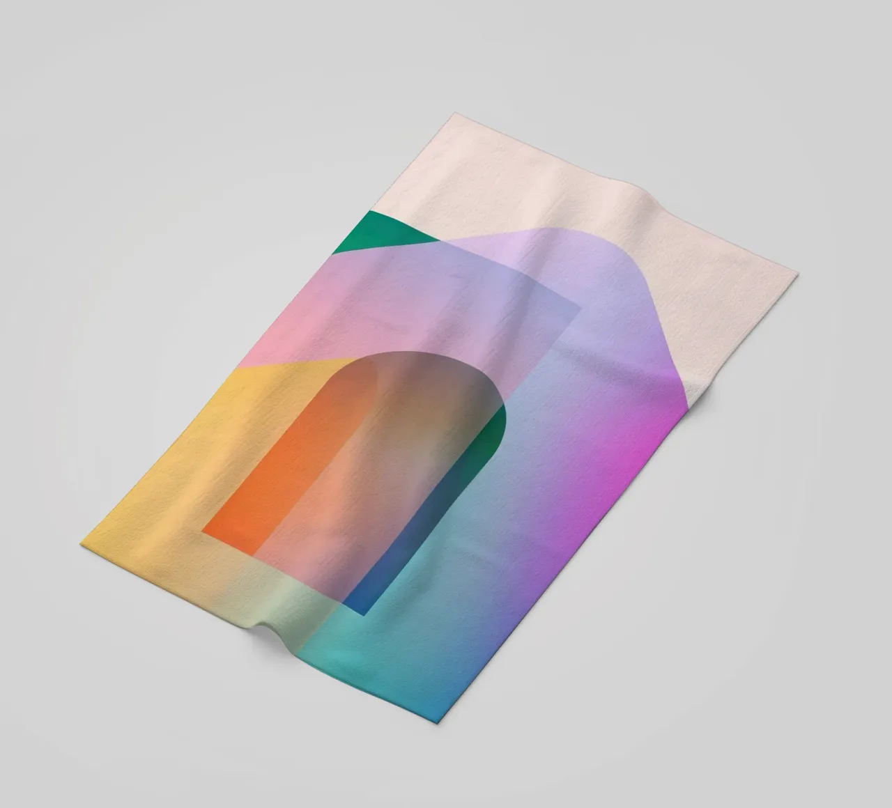 Forme geometriche colorate telo mare da Geometric