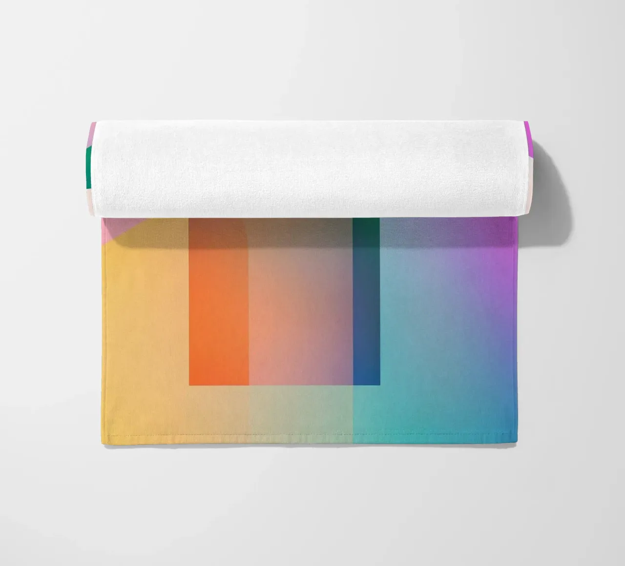 Forme geometriche colorate telo mare da Geometric