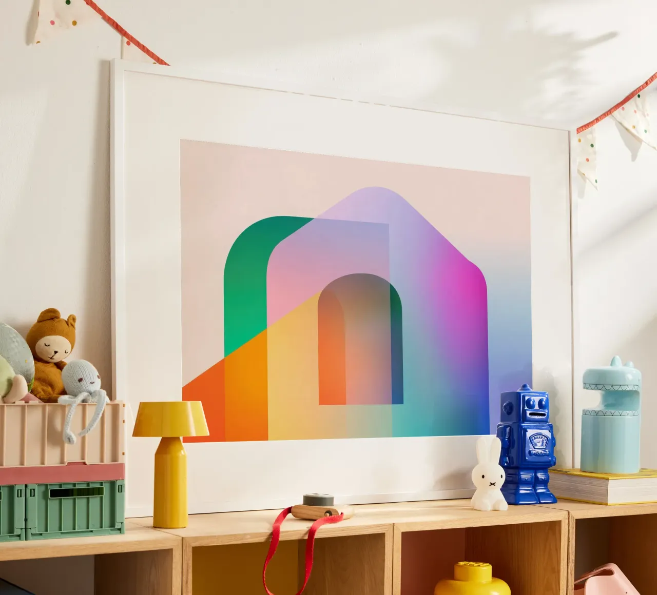 Forme geometriche colorate carta hahnemühle da Geometric