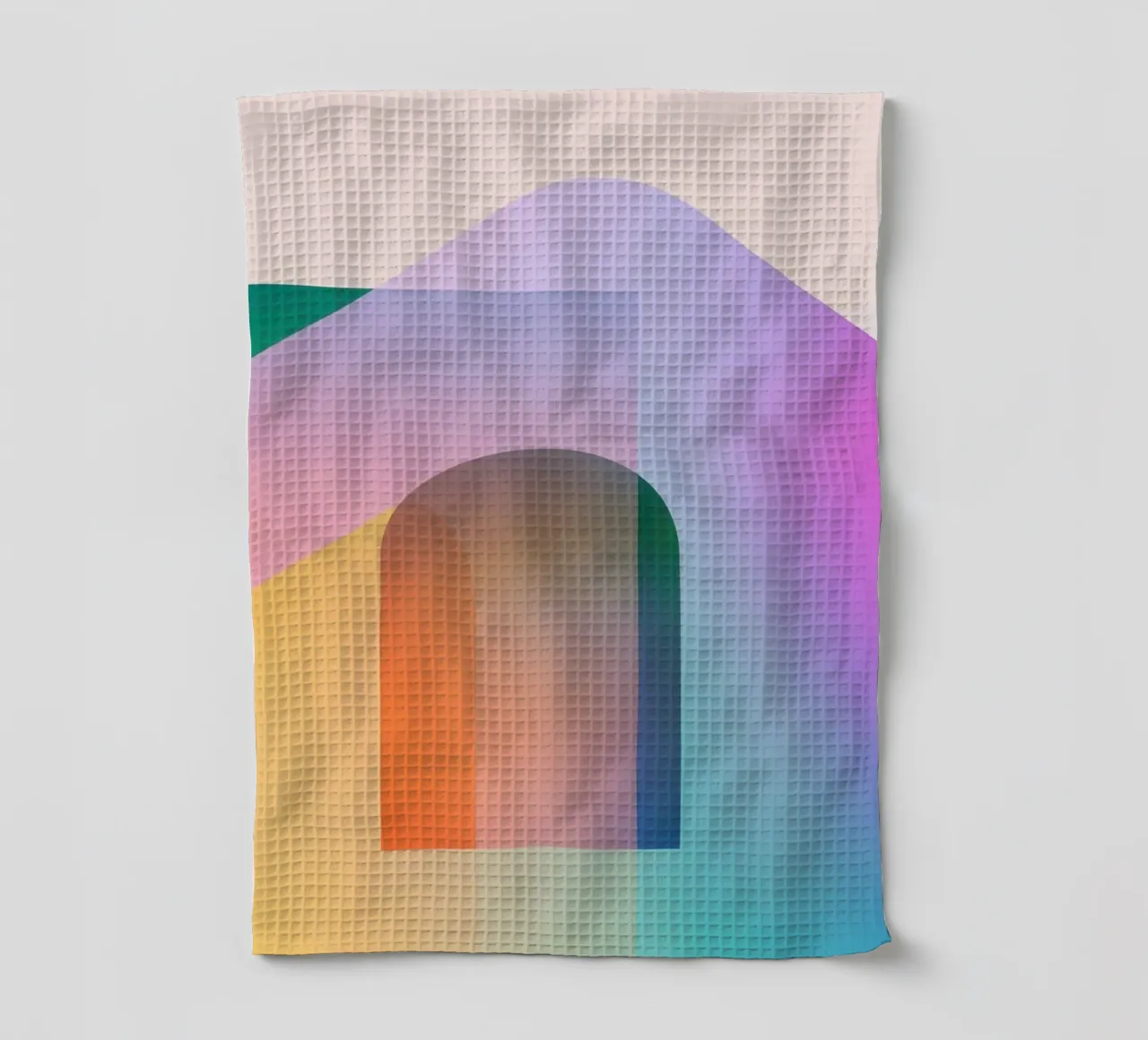 Forme geometriche colorate canovaccio da cucina da Geometric