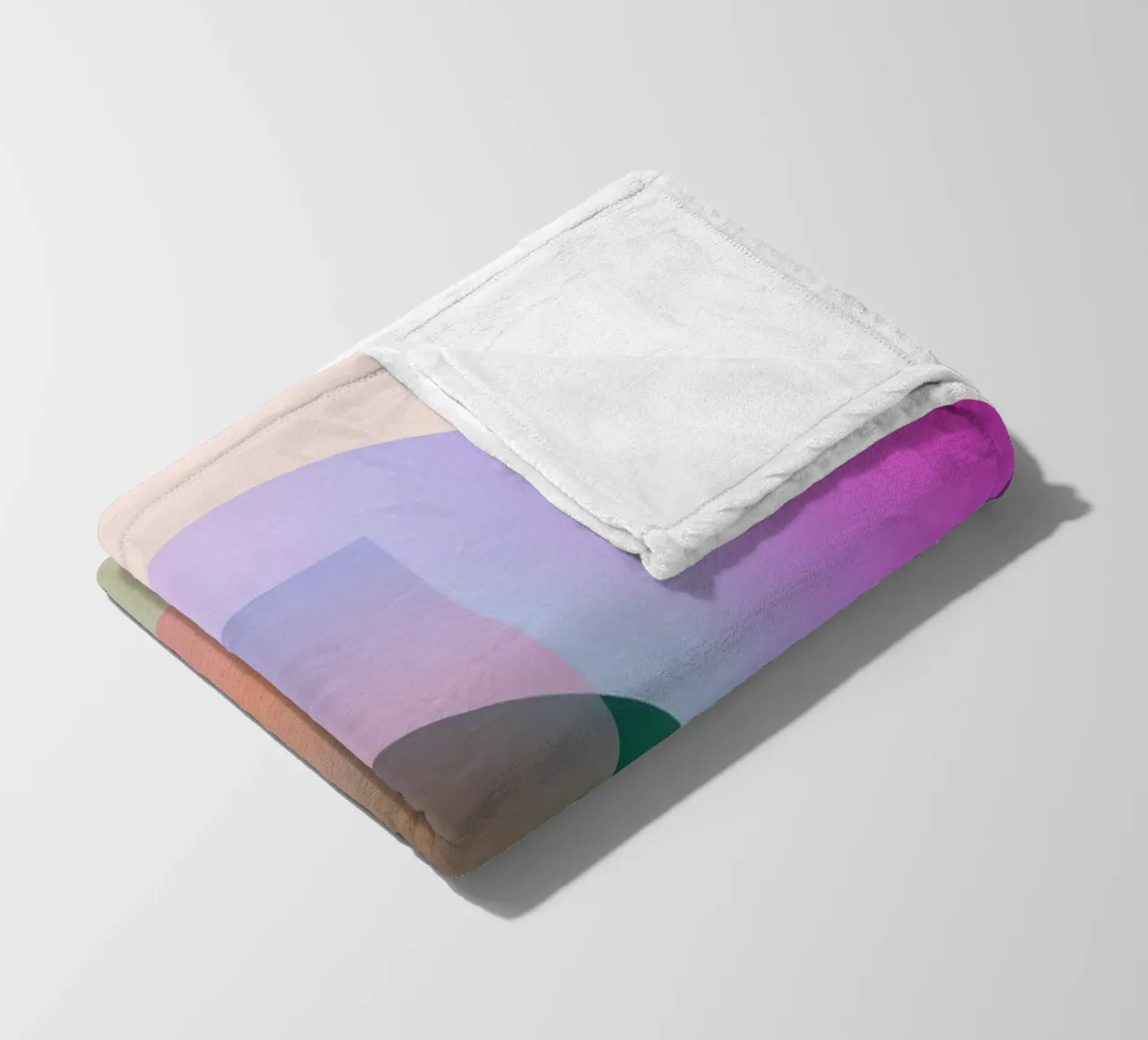 Forme geometriche colorate coperta in pile da Geometric