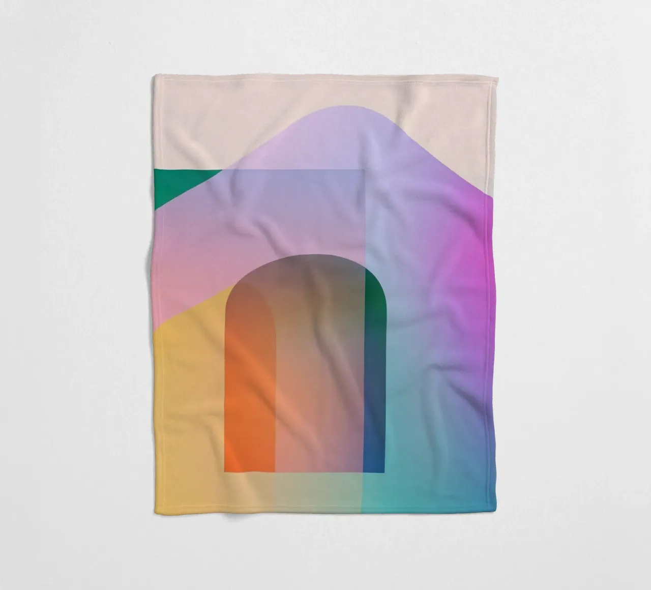 Forme geometriche colorate coperta in pile da Geometric