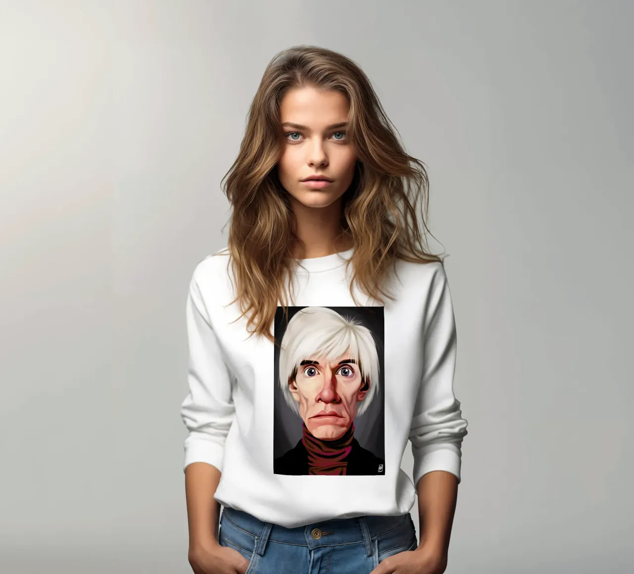 Andy Warhol felpa da Rob Art | Illustration