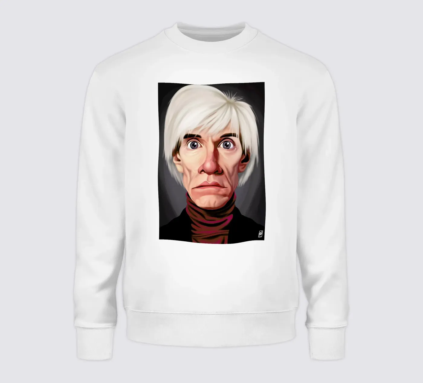 Andy Warhol felpa da Rob Art | Illustration
