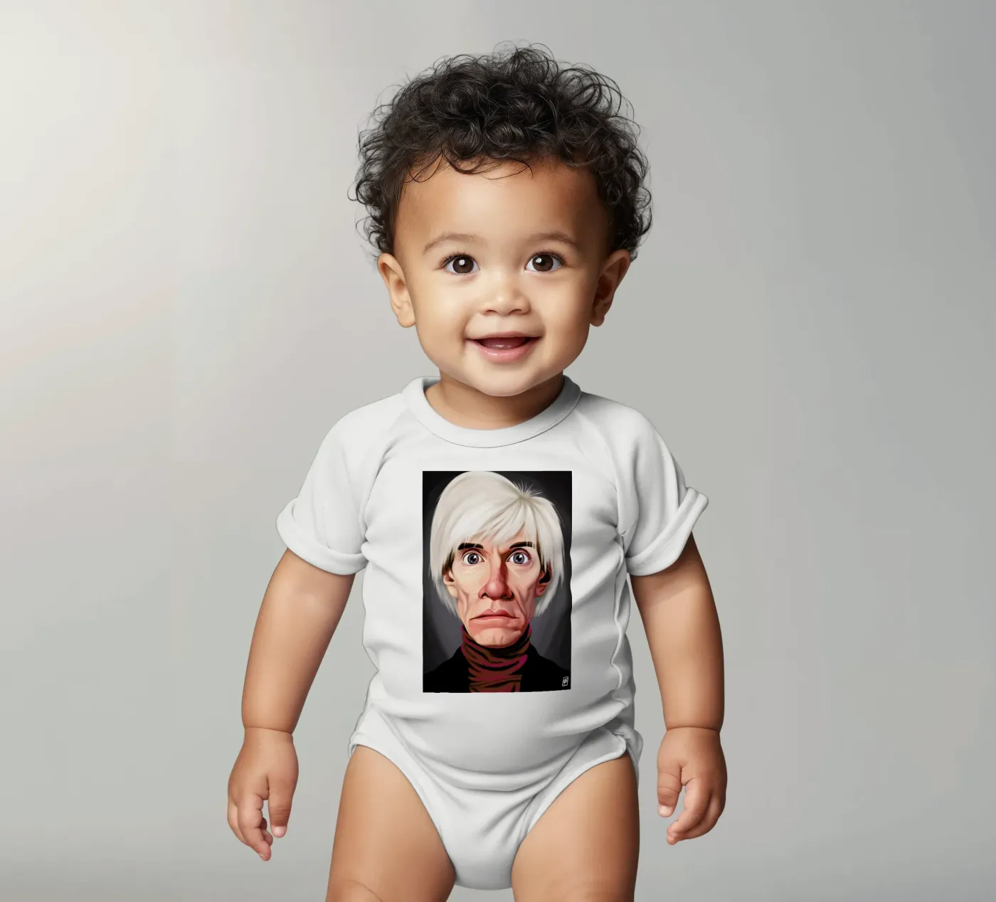 Andy Warhol body bébé de Rob Art | Illustration