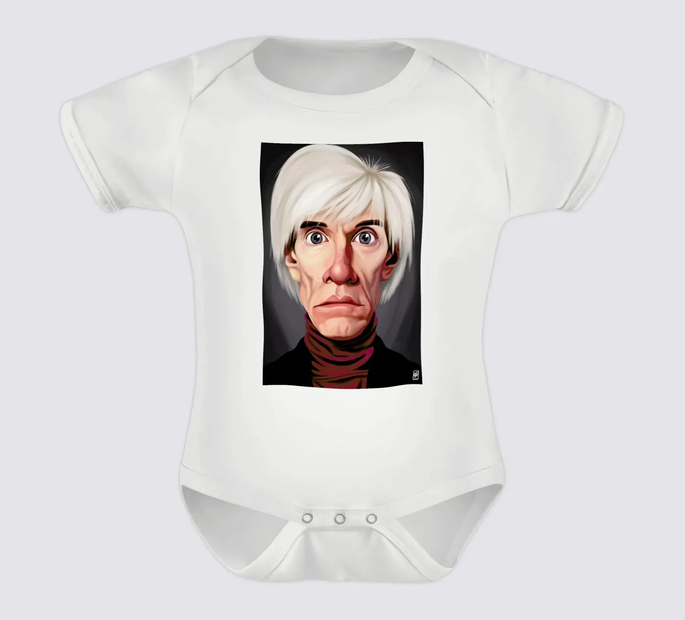 Andy Warhol body bébé de Rob Art | Illustration