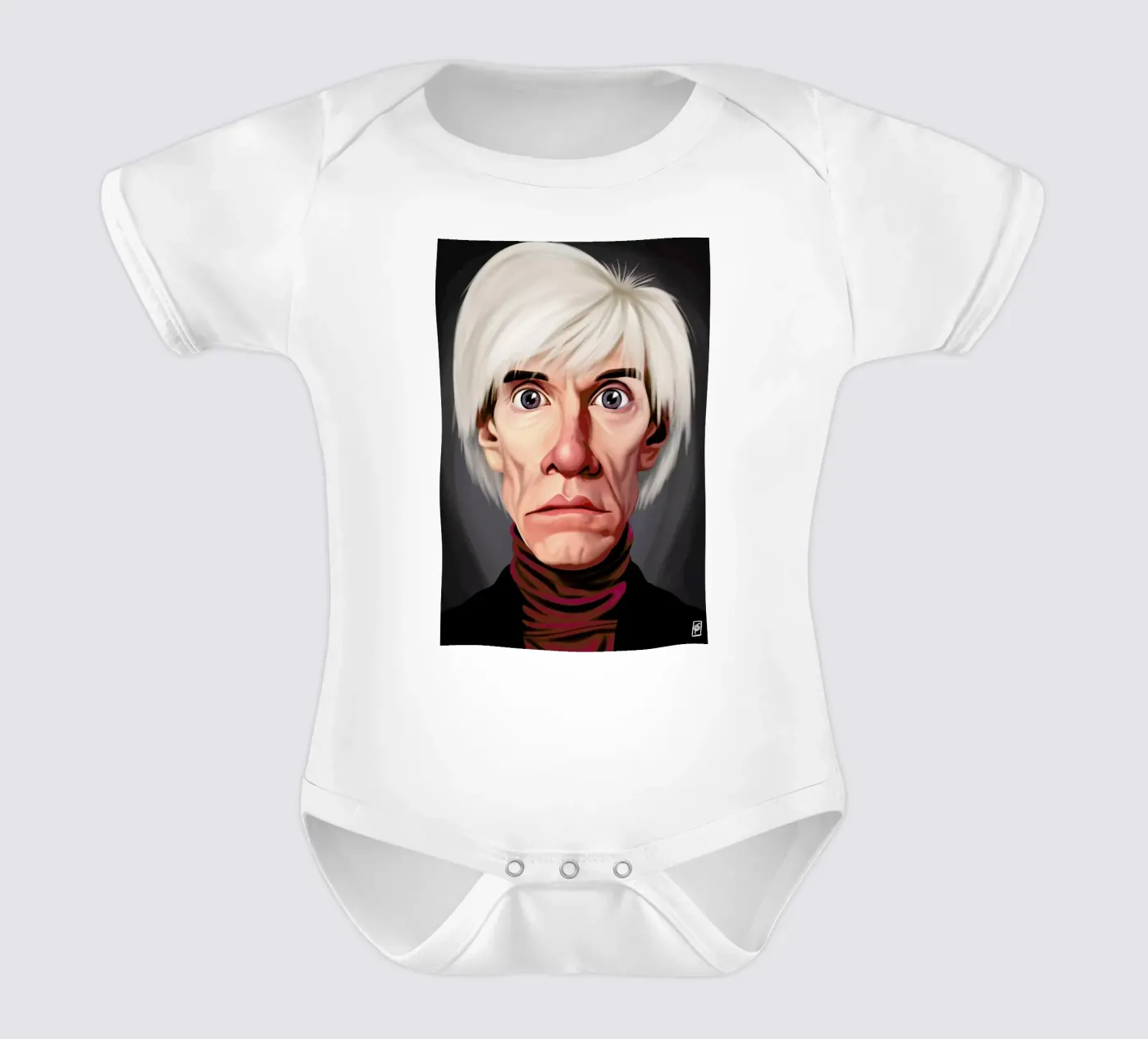 Andy Warhol body bébé de Rob Art | Illustration
