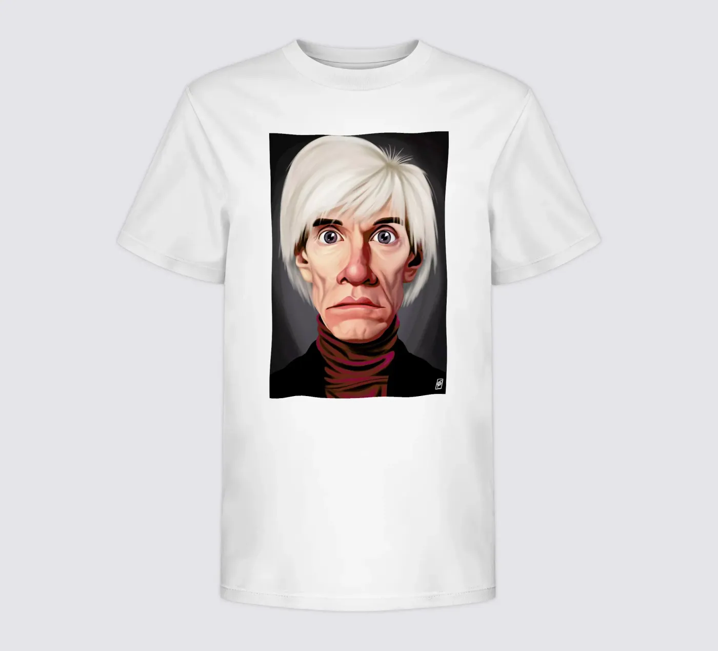 Andy Warhol t-shirt bambini da Rob Art | Illustration