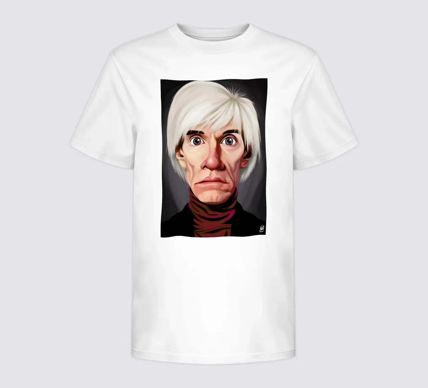 Andy Warhol t-shirt bambini da Rob Art | Illustration