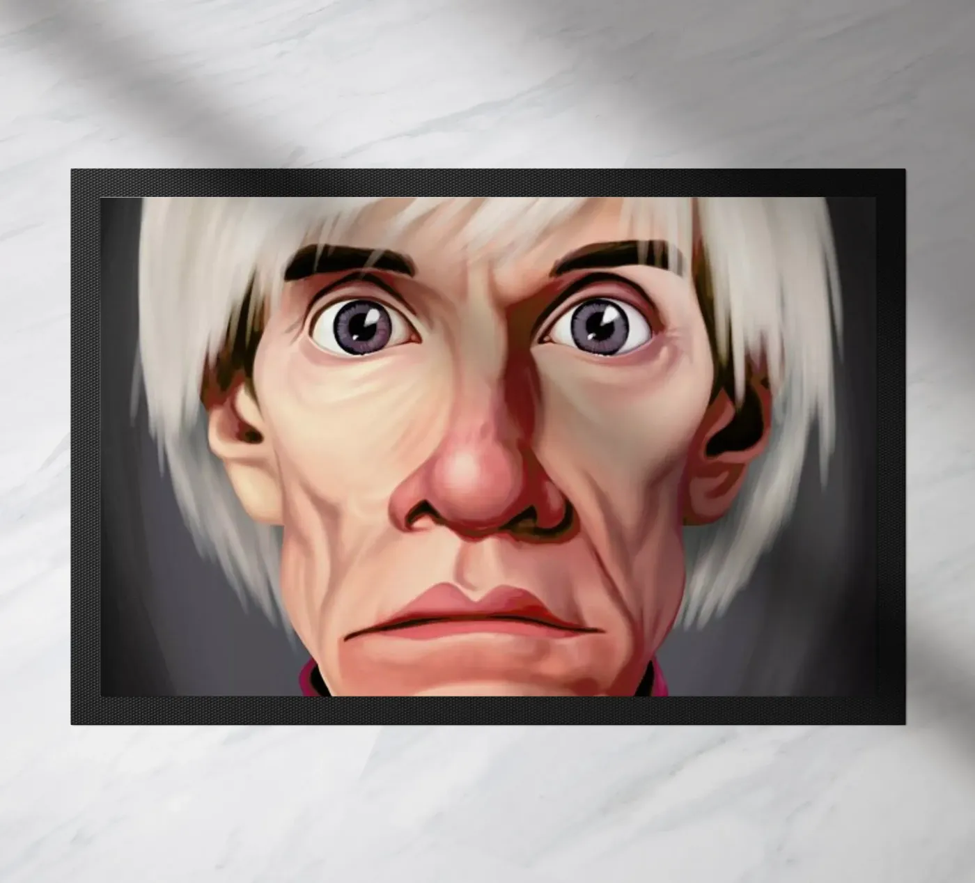 Andy Warhol deurmat van Rob Art | Illustration