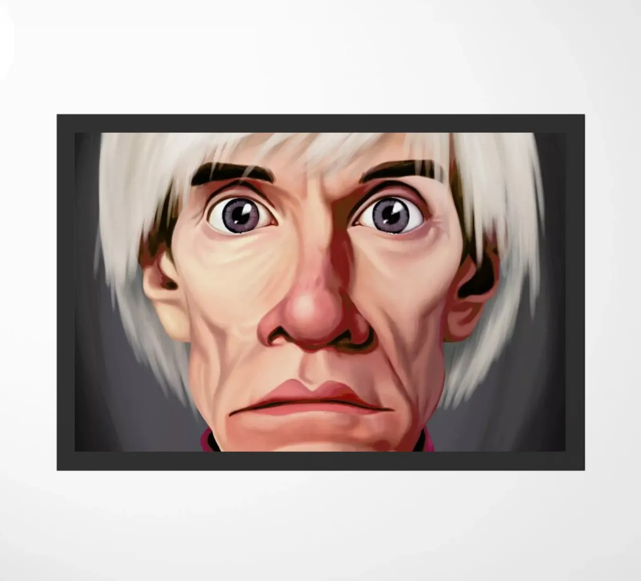 Andy Warhol doormat by Rob Art | Illustration