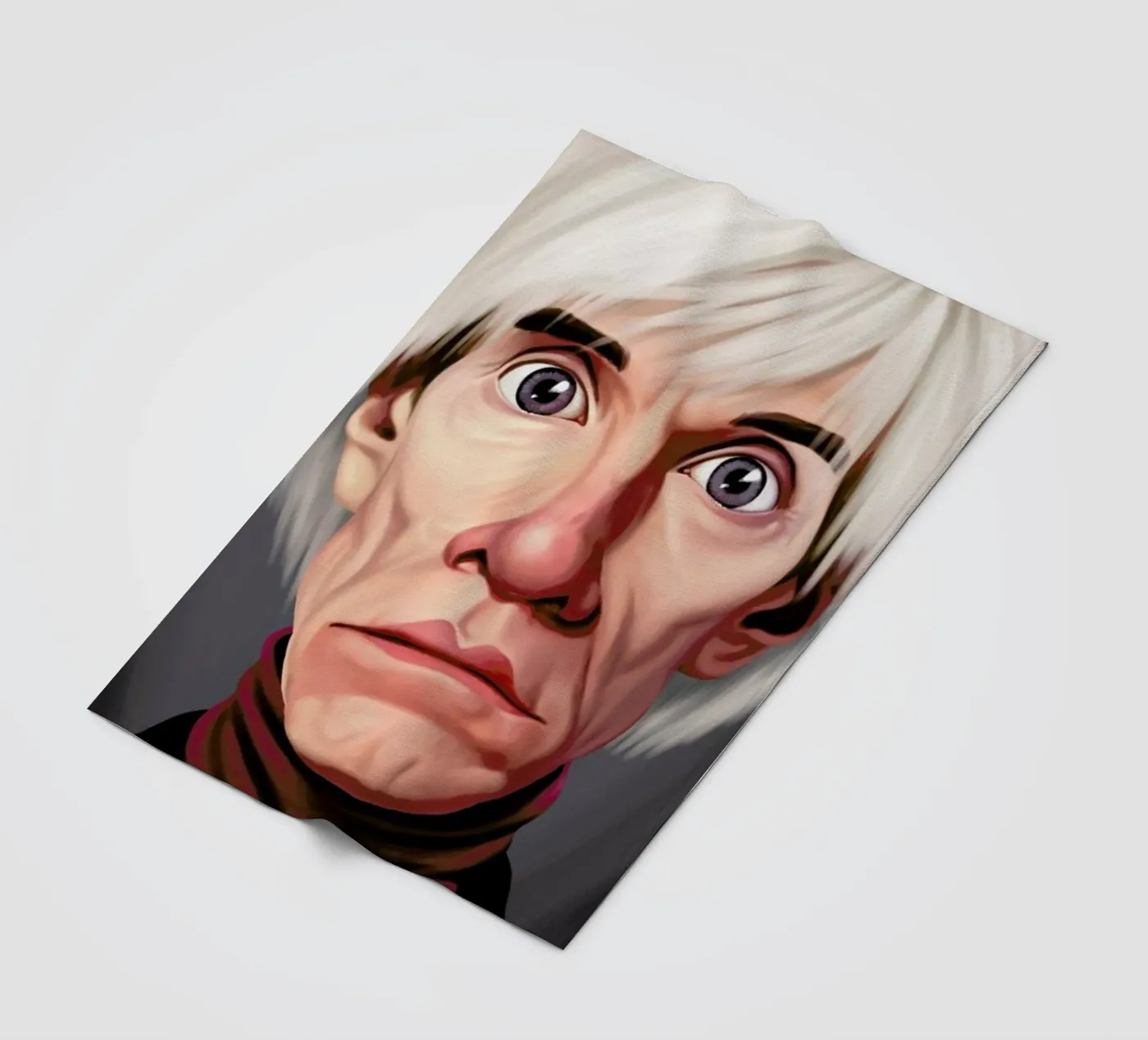 Andy Warhol Fleecedecke von Rob Art | Illustration