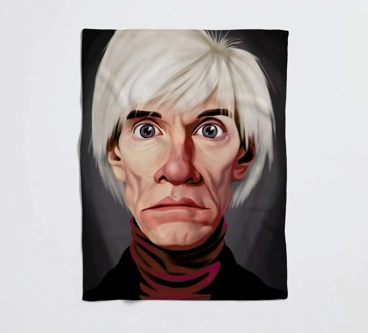 Andy Warhol plaid polaire de Rob Art | Illustration