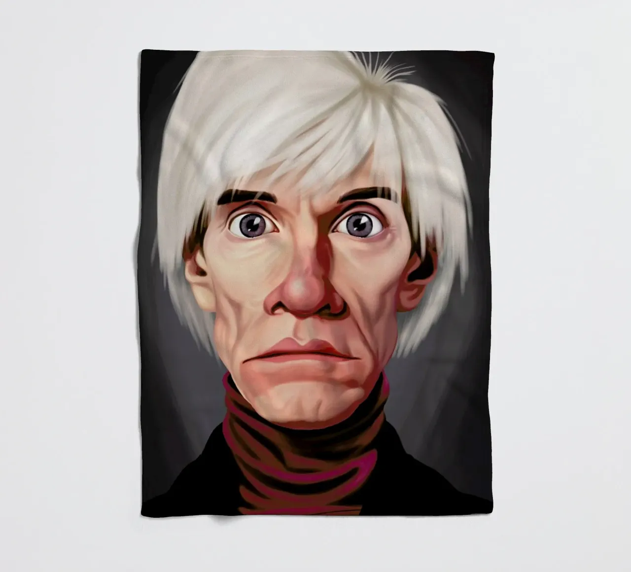Andy Warhol Fleecedecke von Rob Art | Illustration