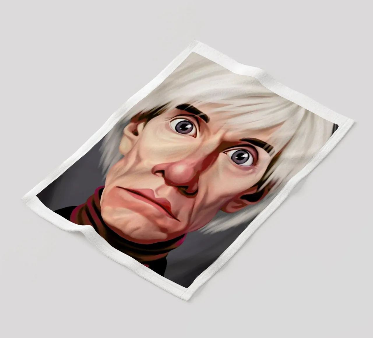 Andy Warhol Fleecedecke von Rob Art | Illustration