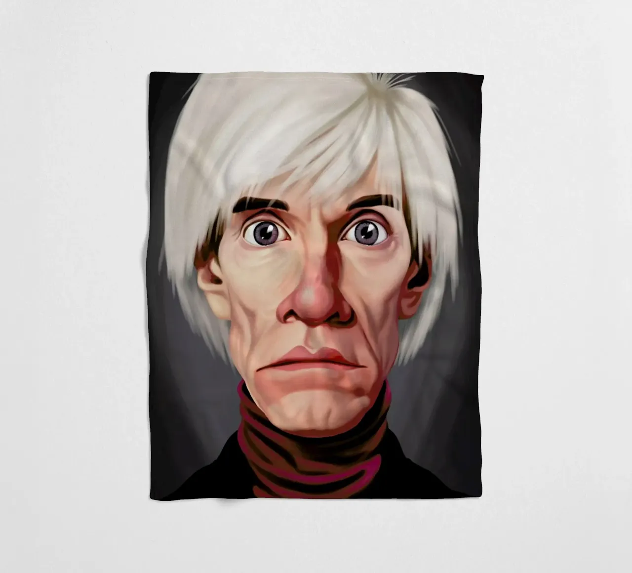 Andy Warhol coperta in pile da Rob Art | Illustration