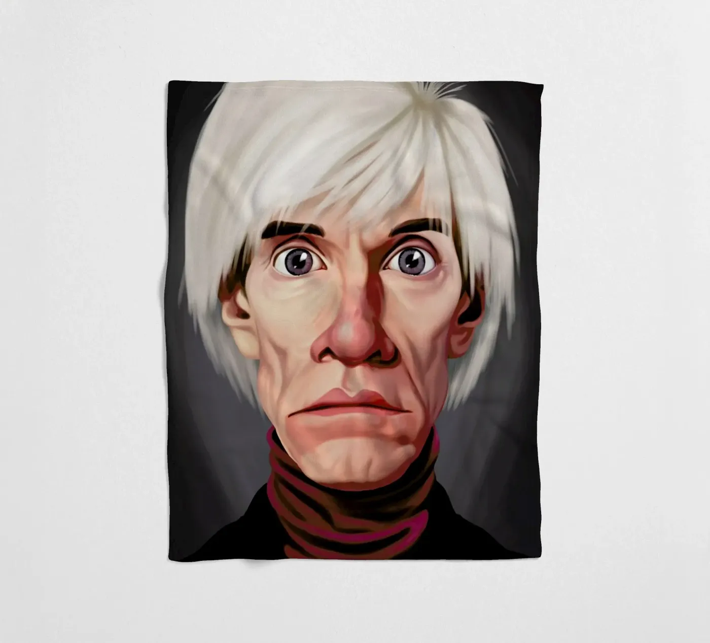 Andy Warhol Fleecedecke von Rob Art | Illustration