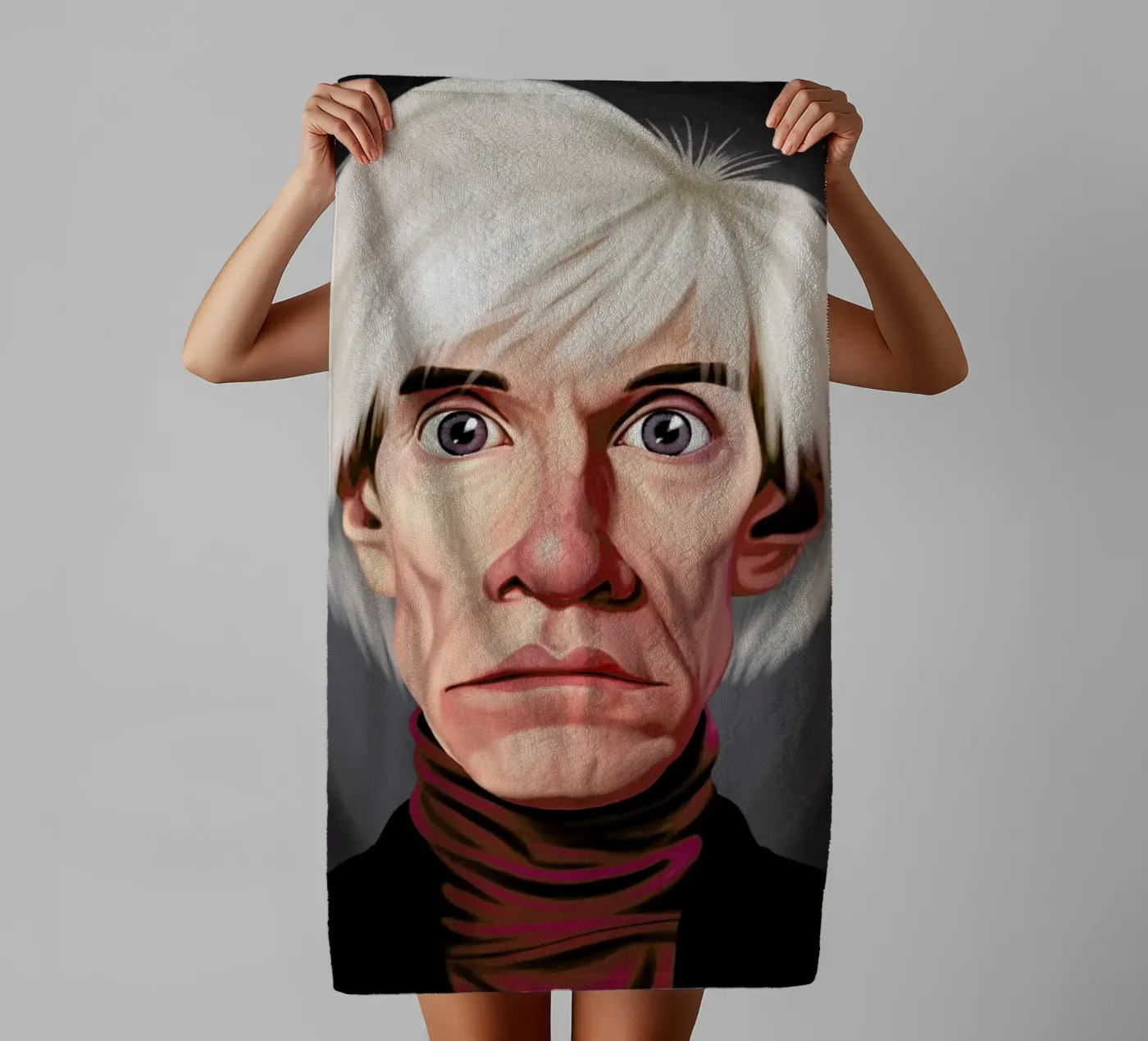 Andy Warhol badhanddoek van Rob Art | Illustration