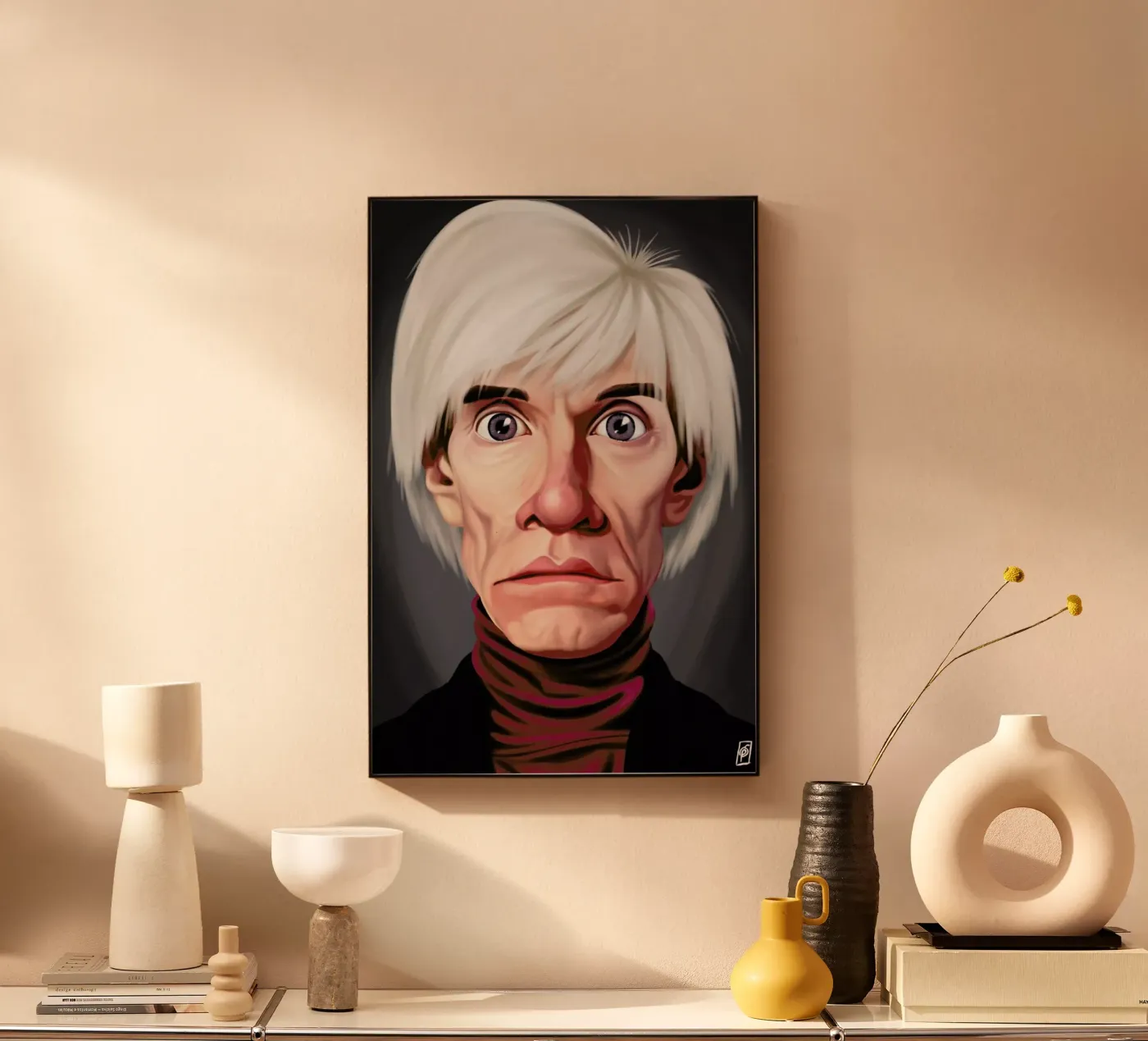 Andy Warhol plexiglass da Rob Art | Illustration