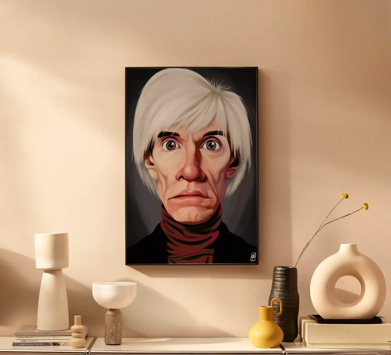 Andy Warhol plexiglass da Rob Art | Illustration