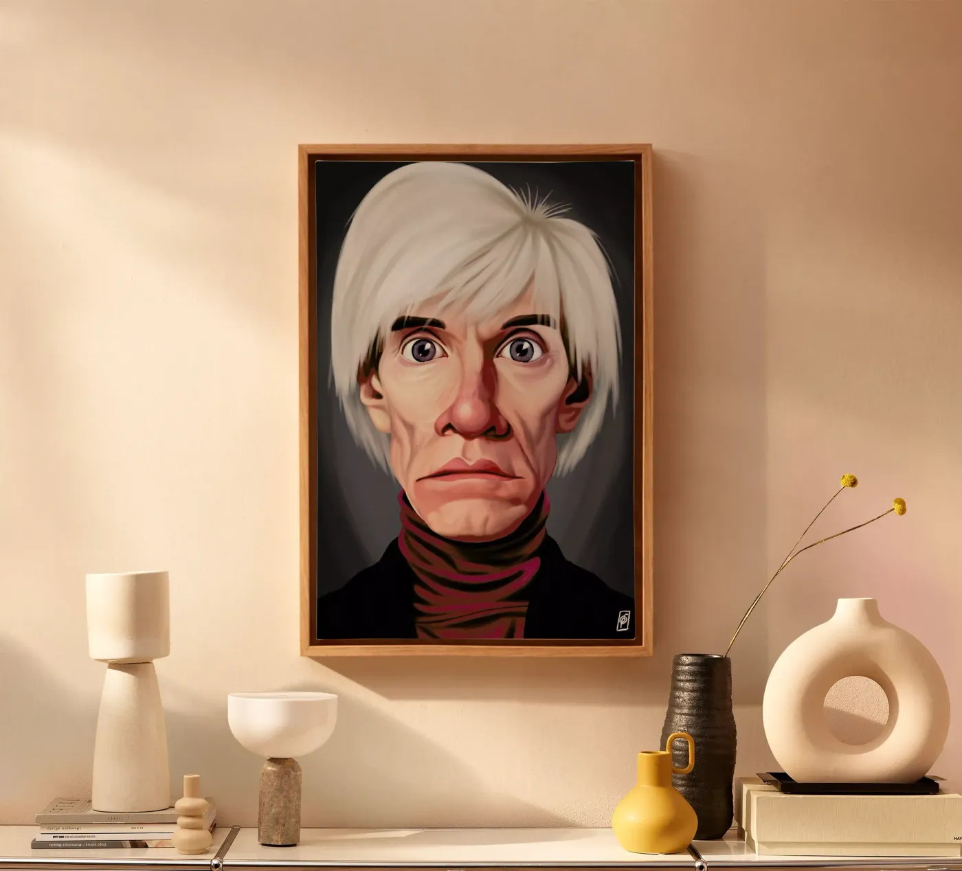 Andy Warhol tela da Rob Art | Illustration