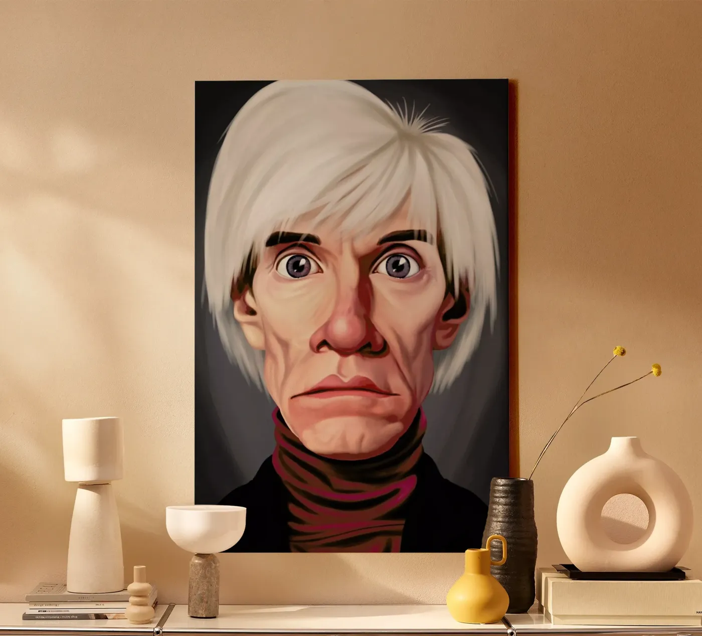 Andy Warhol tela da Rob Art | Illustration