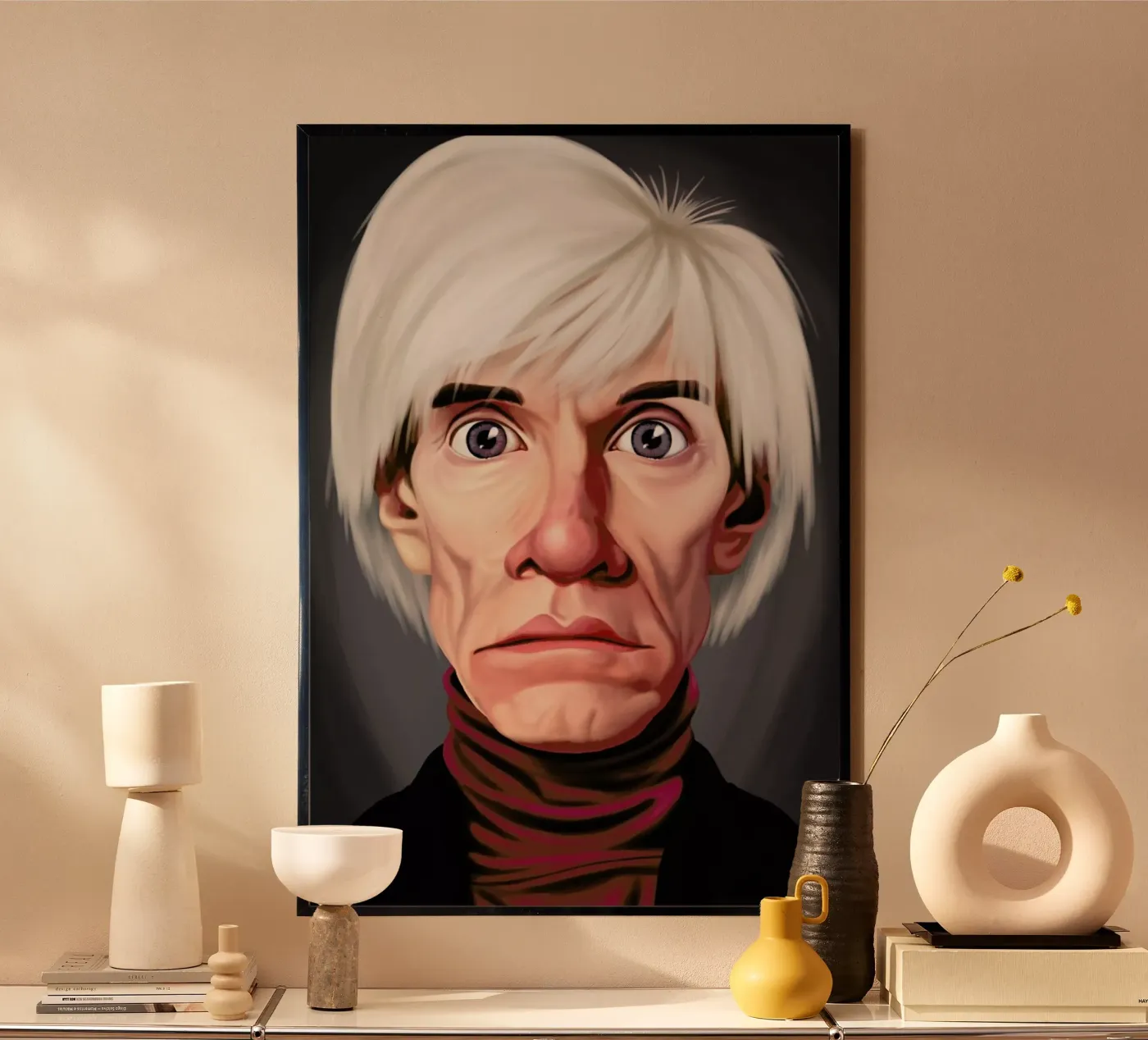 Andy Warhol poster by Rob Art | Illustration