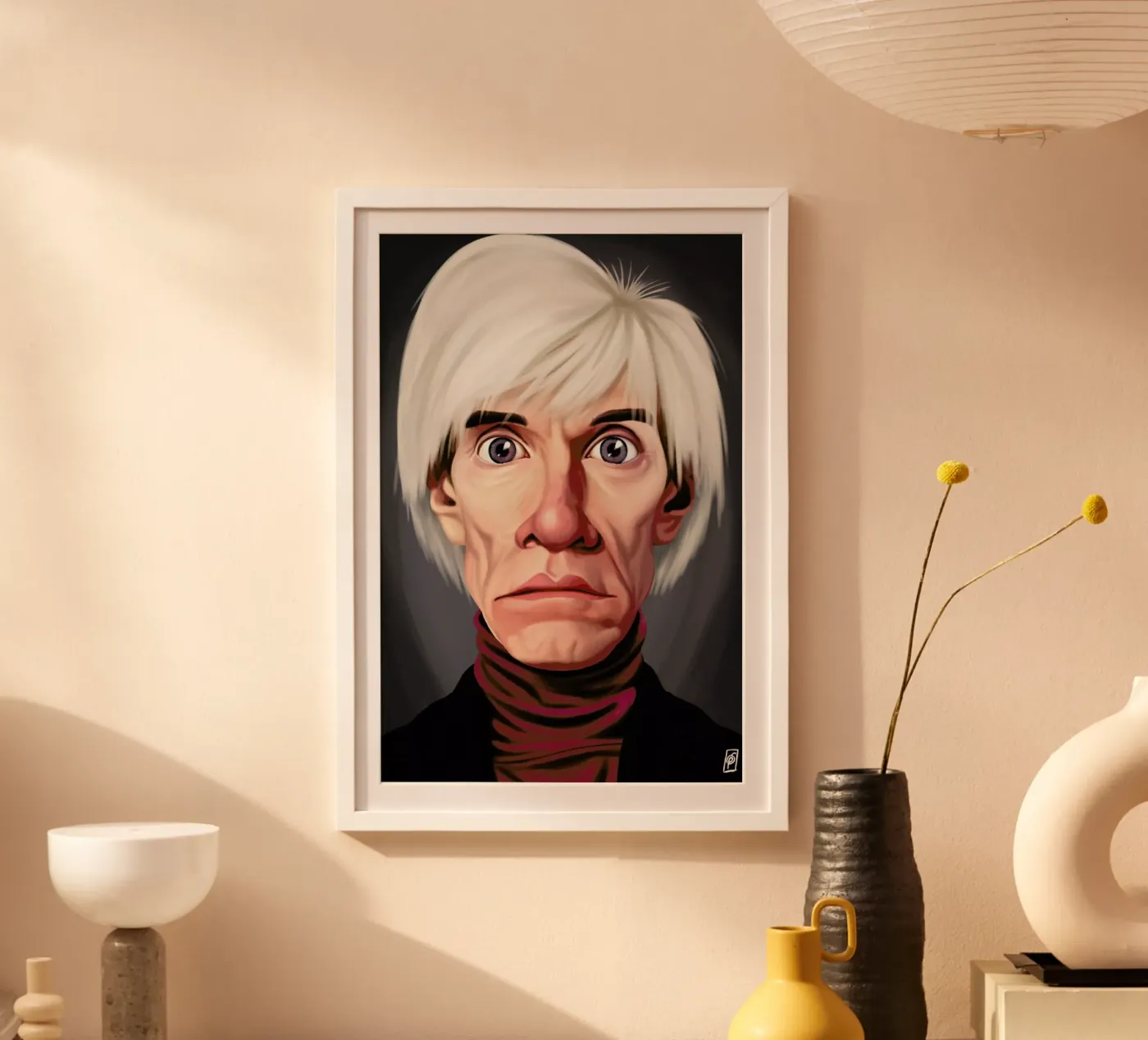 Andy Warhol poster by Rob Art | Illustration