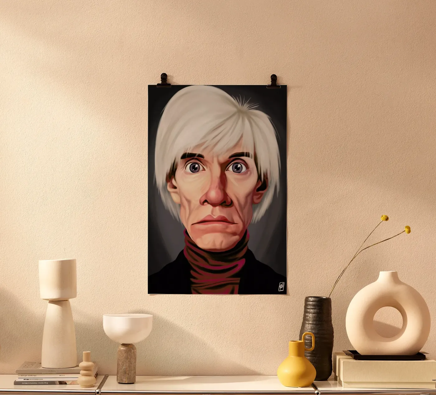 Andy Warhol poster by Rob Art | Illustration