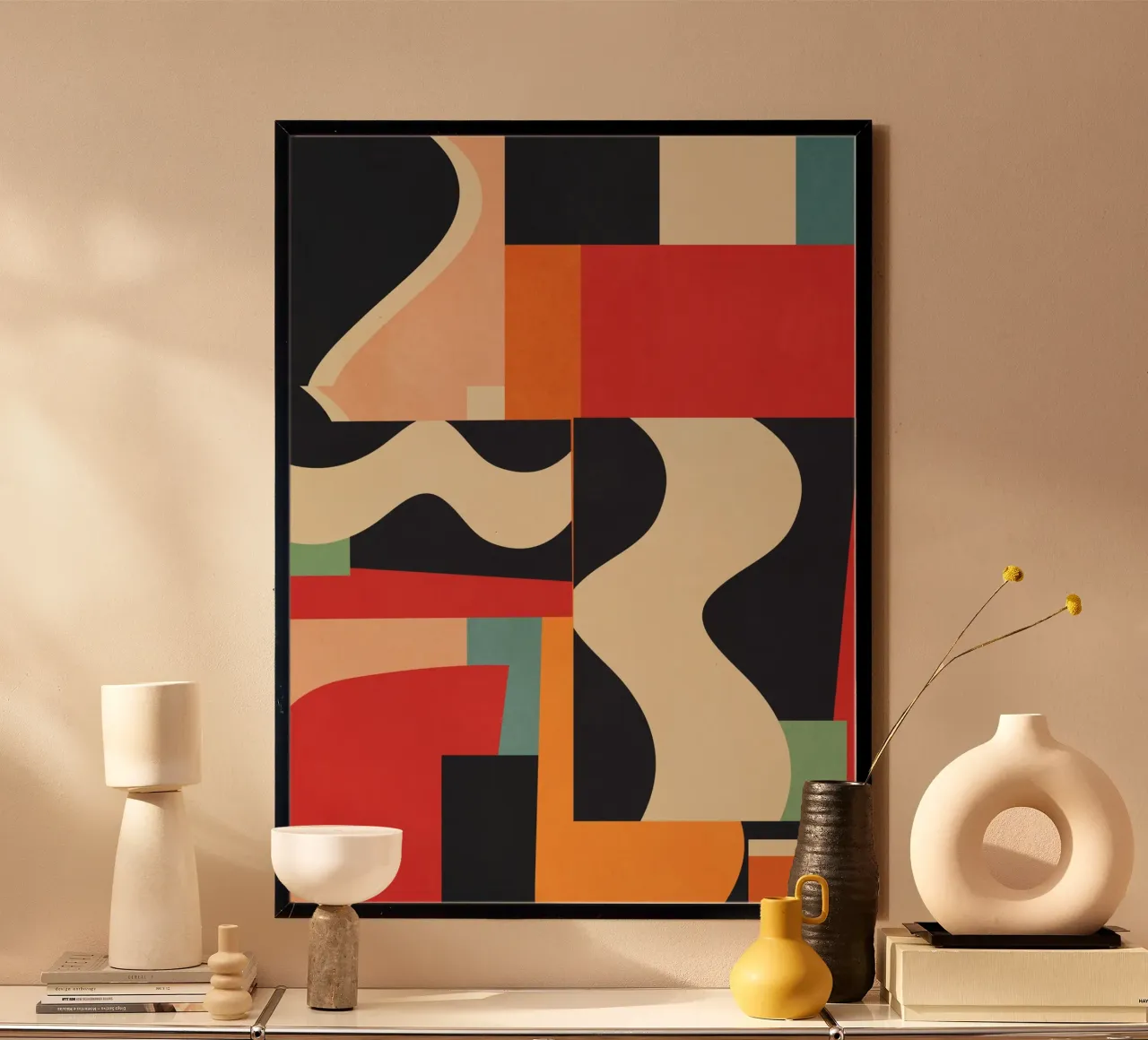 Arte astratta geometrica colorata 8 poster da Gaite