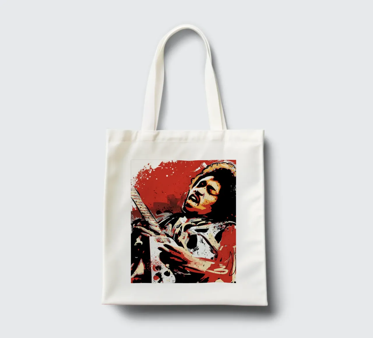 Hendrix vibes borsa in juta da 2toastdesign