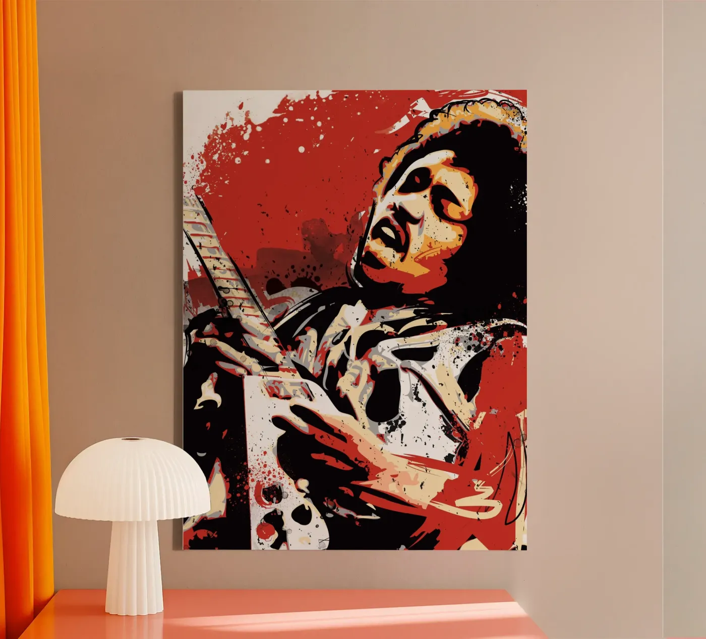 Hendrix vibes canvas by 2toastdesign