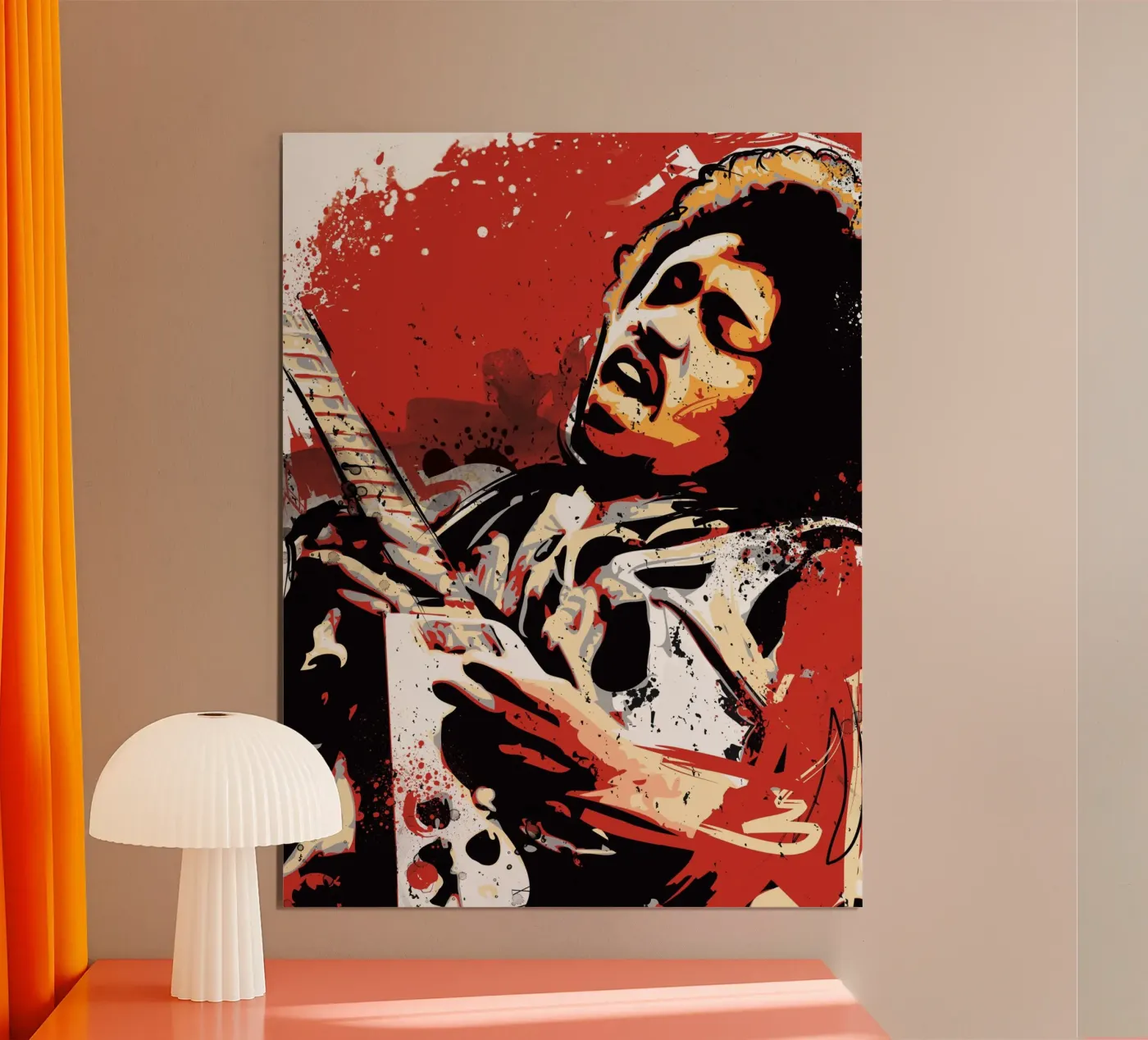 Hendrix vibes poster da 2toastdesign