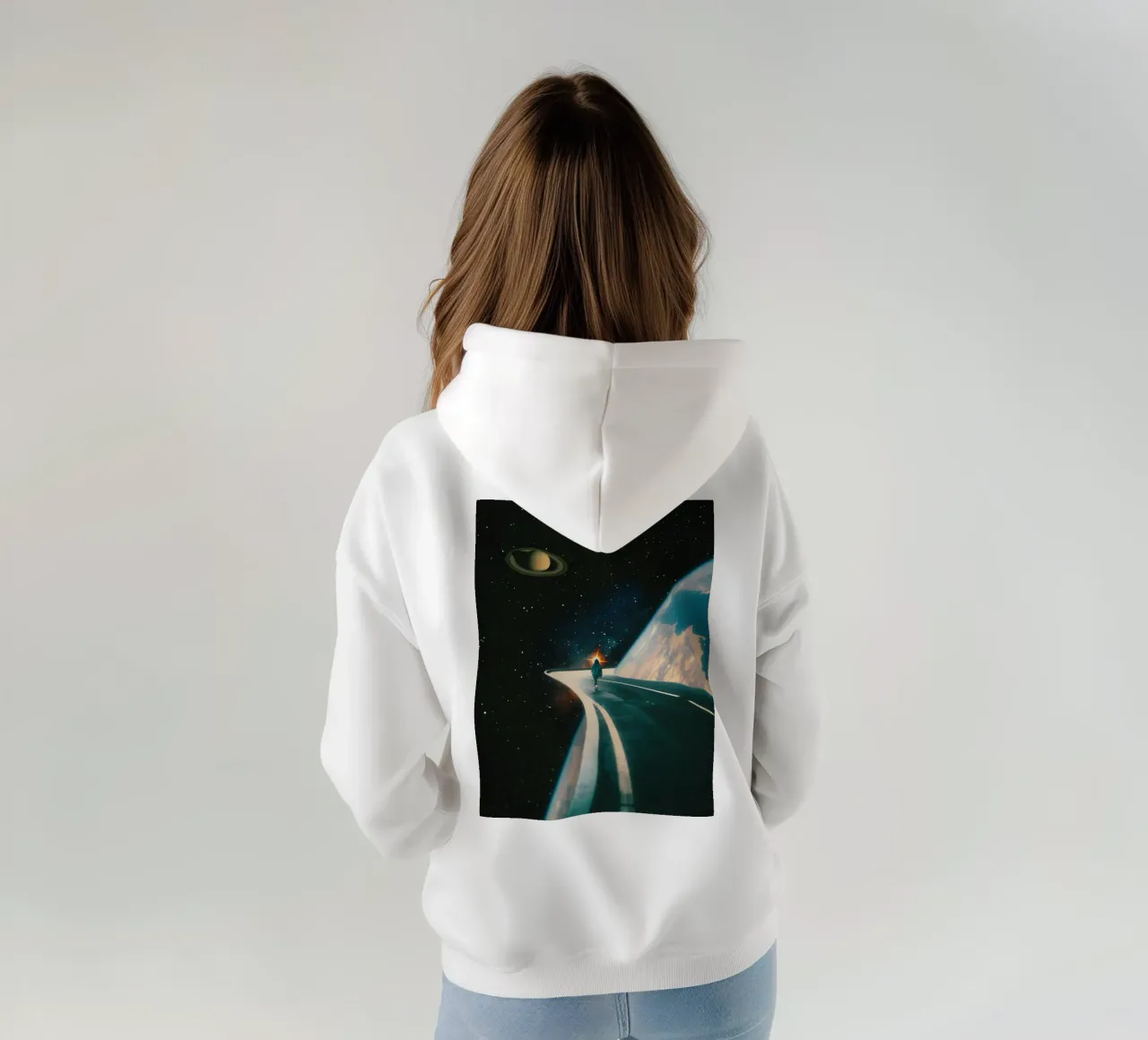 Llévame a las estrellas sudadera con capucha de Taudalpoi