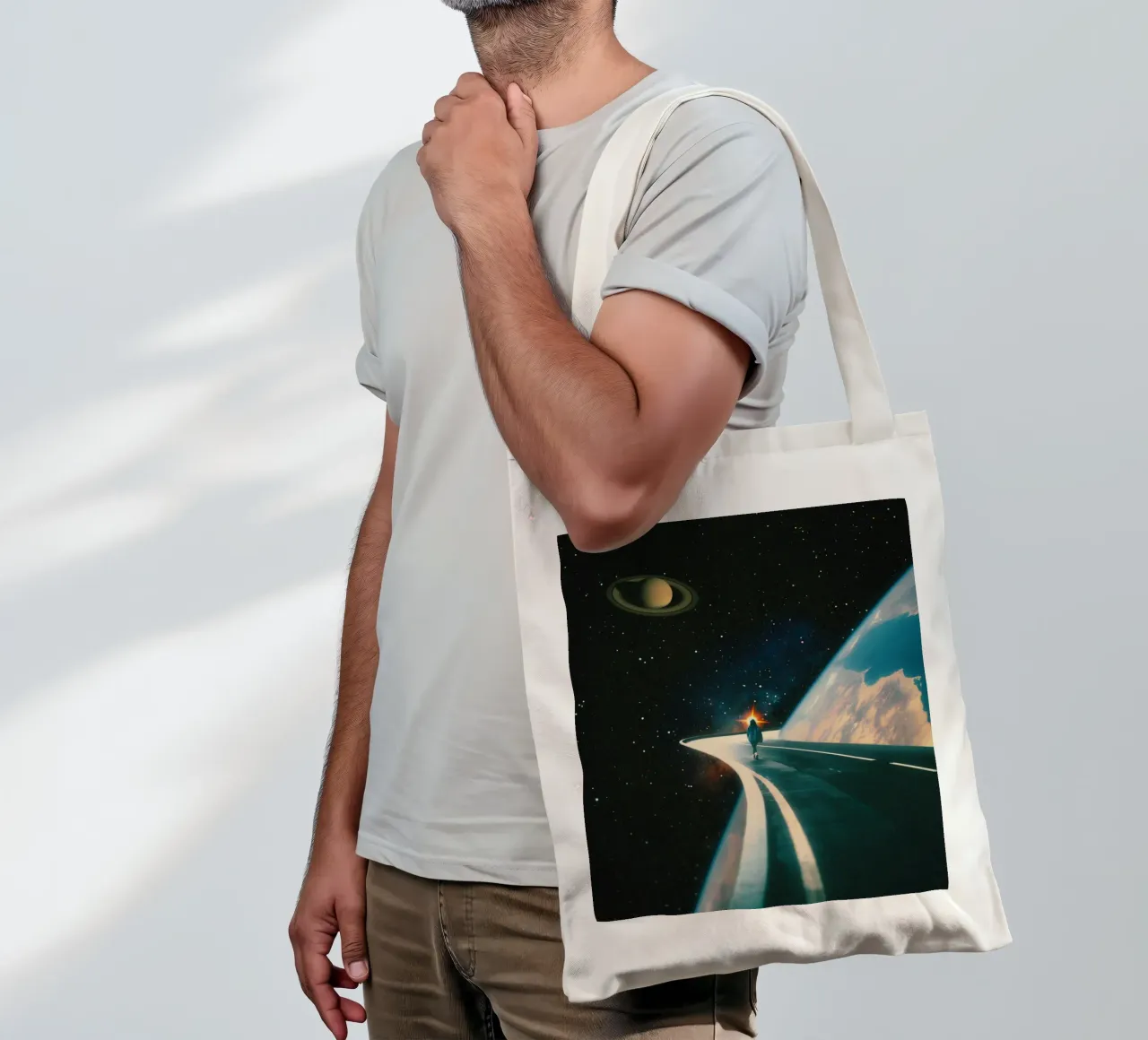 Take Me To The Stars tote bag by Taudalpoi