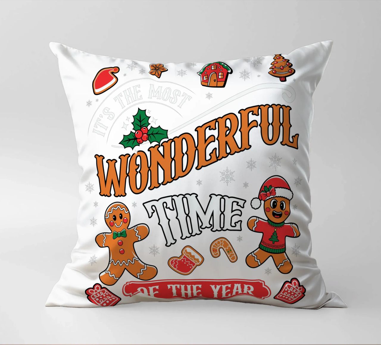 It's the Most Wonderful Time of the Year cuscino da edsonramosart