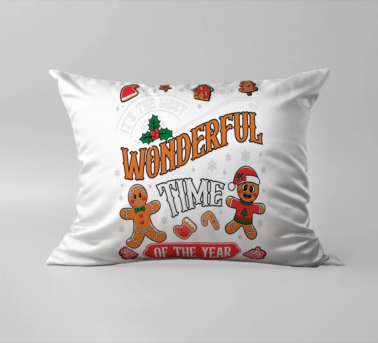 It's the Most Wonderful Time of the Year cuscino da edsonramosart