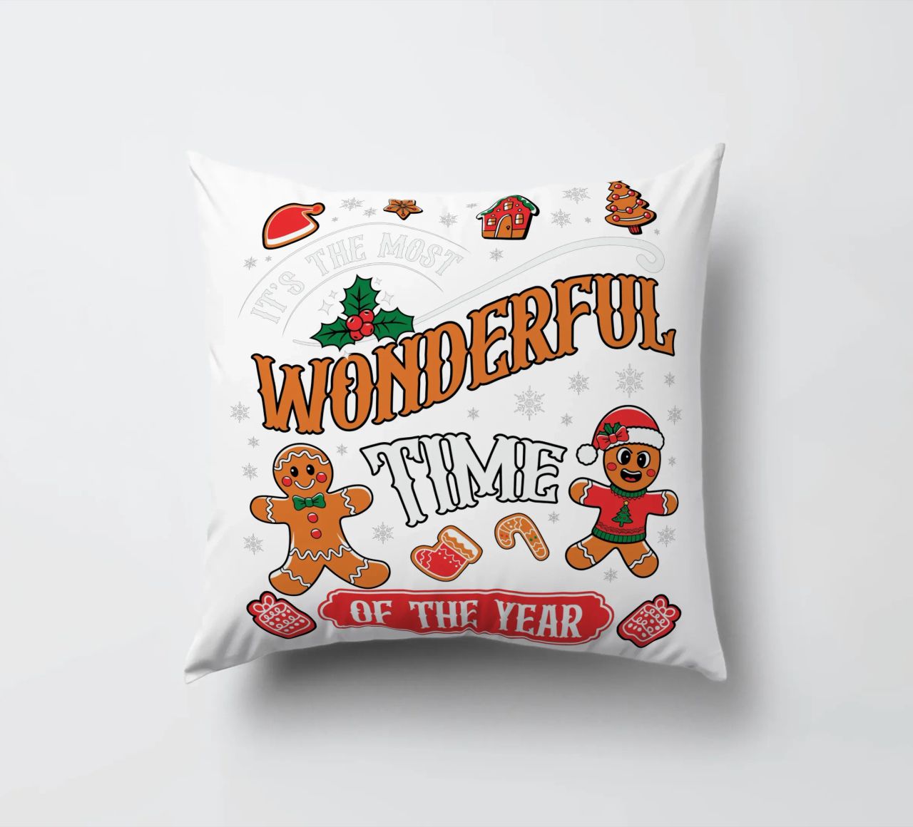 It's the Most Wonderful Time of the Year cuscino da edsonramosart