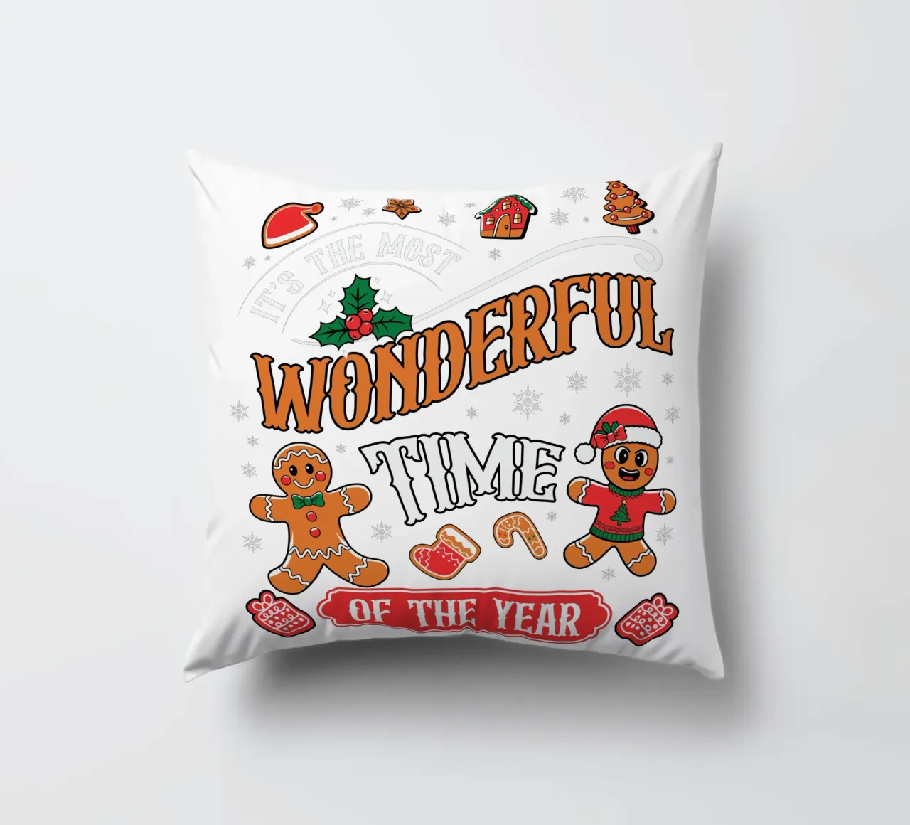 It's the Most Wonderful Time of the Year cuscino da edsonramosart