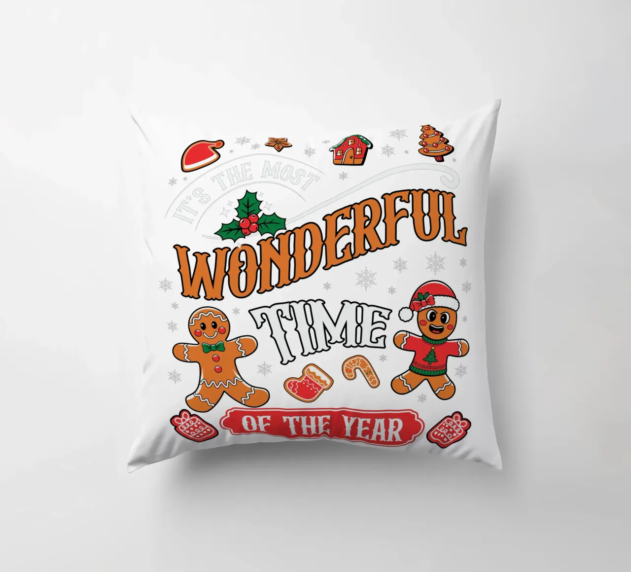 It's the Most Wonderful Time of the Year cuscino da edsonramosart