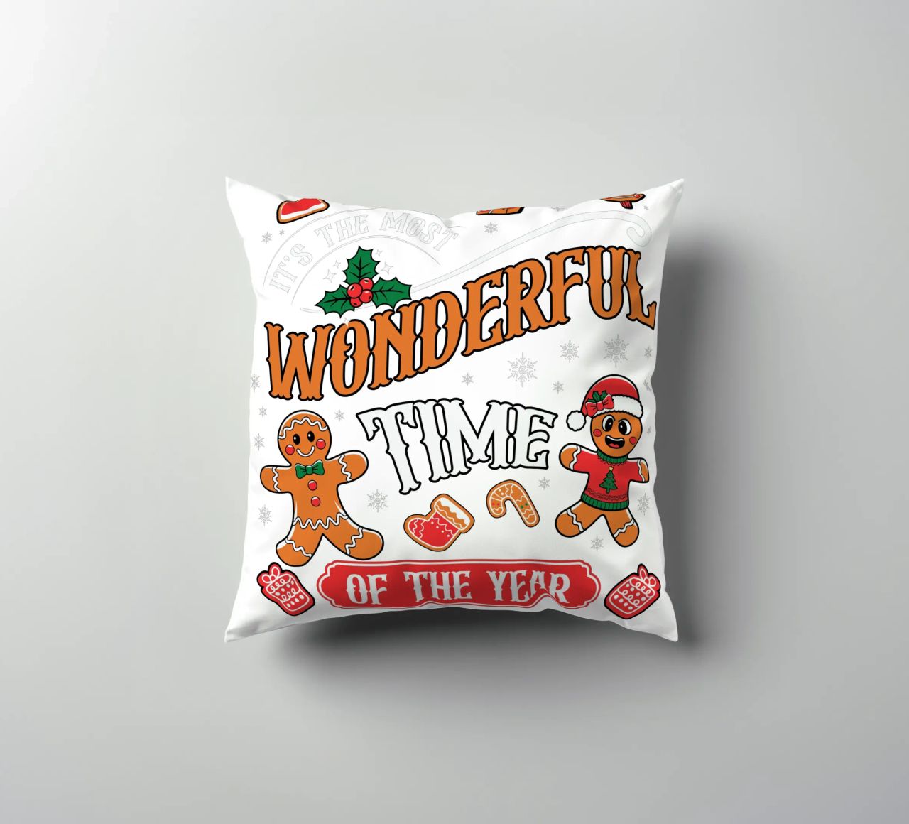 It's the Most Wonderful Time of the Year cuscino da edsonramosart