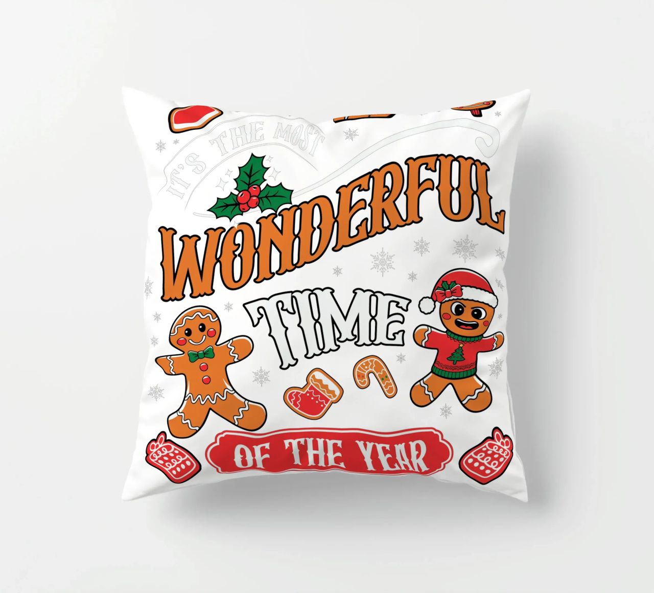 It's the Most Wonderful Time of the Year cuscino da edsonramosart