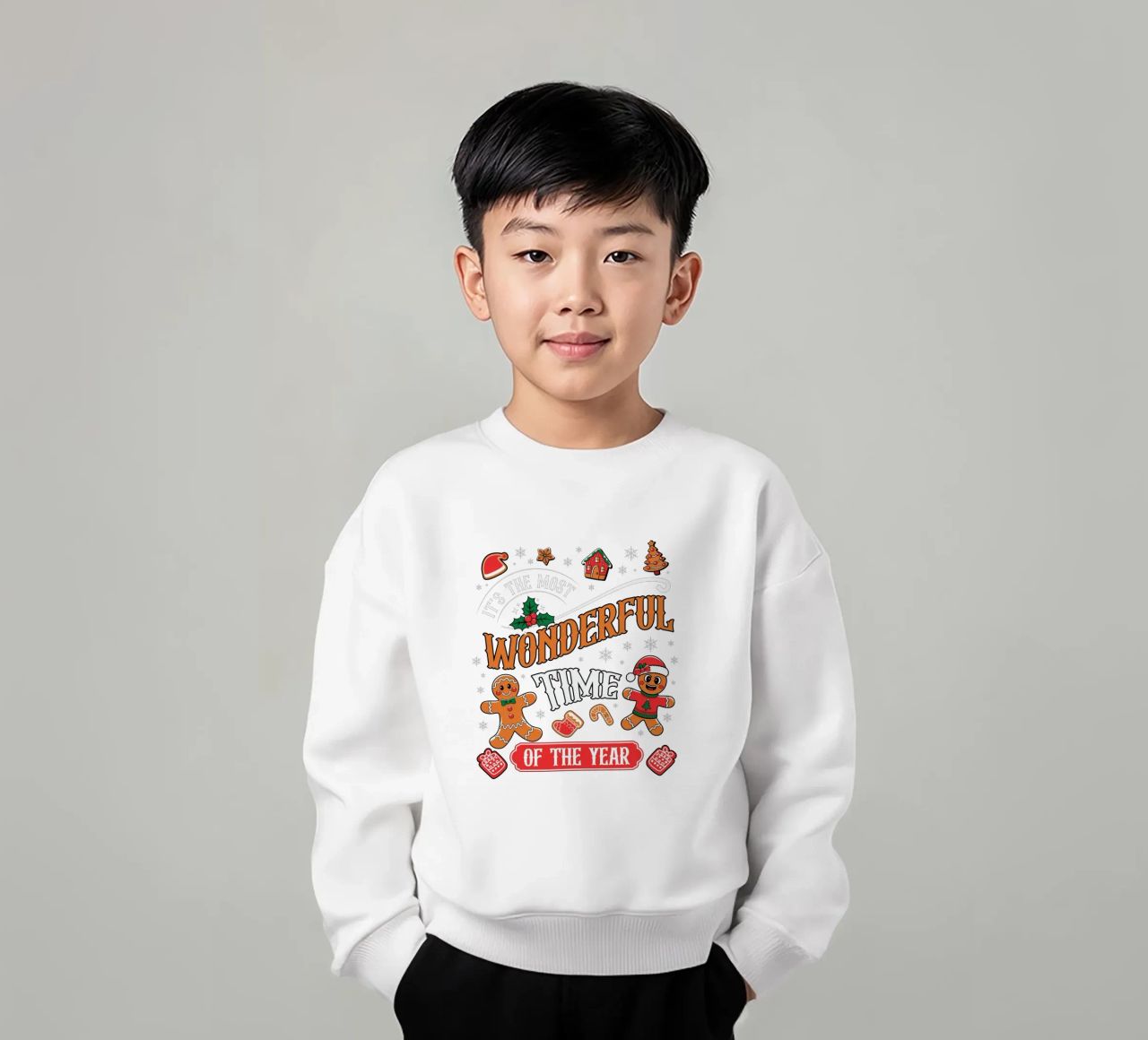 It's the Most Wonderful Time of the Year felpa bambino da edsonramosart